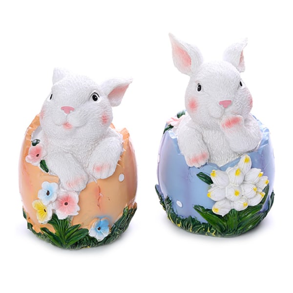 Easter Bunny Resin Figurine Ornament Collection Sp