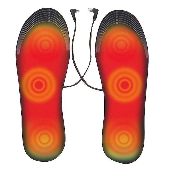 USB uppvärmda skoinlägg Fötter Varm sock Pad Värme innersula 41-46 Storlek