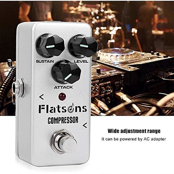 Bnineteenteam Gitarrkompression Effektpedal Ren Analog Krets Kompressor Gitarreffektpedal Tillbehör Effekter
