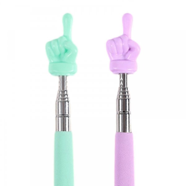 2 st Teleskopiska Lärarpinnar Fingerpekare Mini Hand Undervisningspinnar Multifunktionella Fingerläsningspinnar för Barn