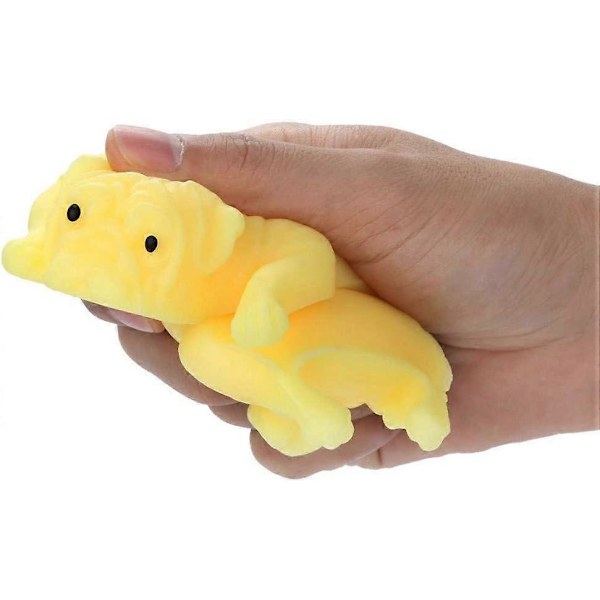 Rpporm Rolig Valp Stressleksak Kawaii Mops Presenter Leksaker Squishyies Leksak Baby Snurrleksak (Svart One Size) Yellow
