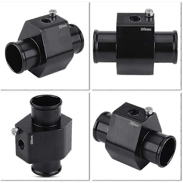 Vattentemperatursensor, bilvattentemperaturslangmätare adapter temperaturgivare kylargummitätning (28mm)
