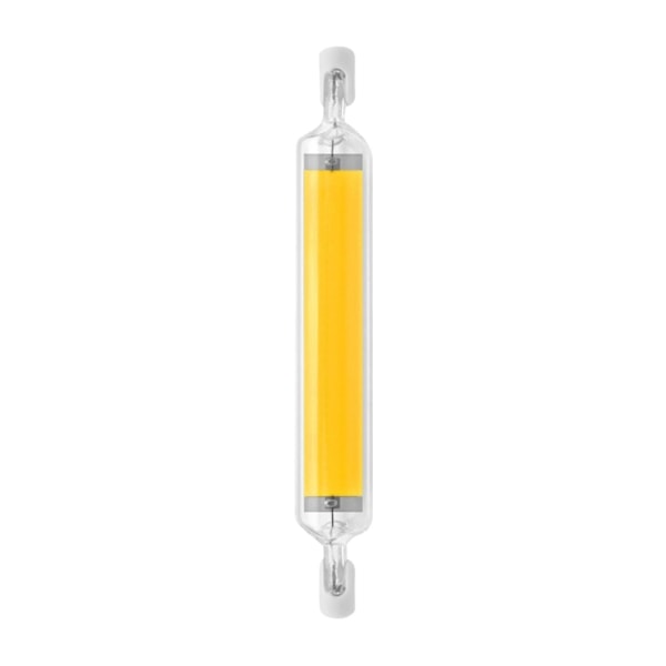 10w superljusstark dimbar led r7s glasrör cob lampa keramik 78mm 118mm r7s