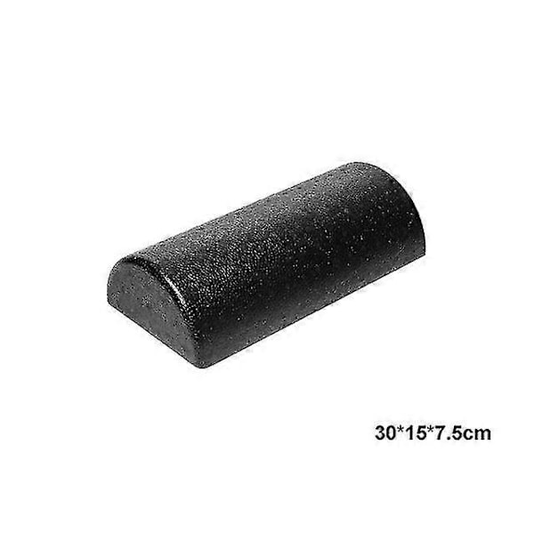 30*7,5 cm Halvrund EPP Foam Roller Skumrulle Pilates Fitness Gym Träningsblock med Massage Flytande Punkt 1pcs 30cm