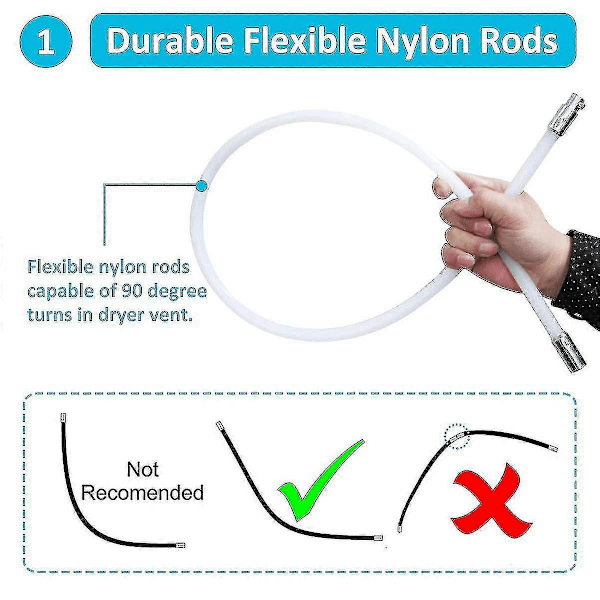 Ny Professionell Sotningsuppsättning 2024 3,6m - Justerbar Nylon Sotningsborste 100mm - Kanaler 9 Sotningsstänger - Sotningsuppsättning