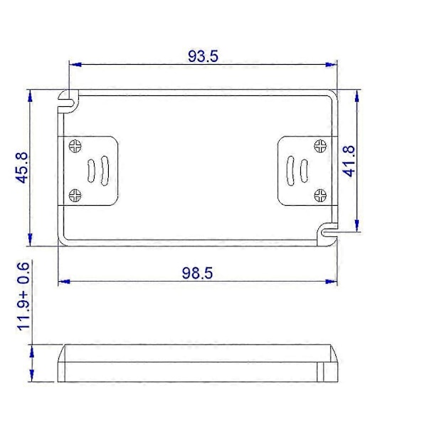 LED Transformator-6W, 0.25A - Konstant Spänning För LED-strips Och G4 Etc