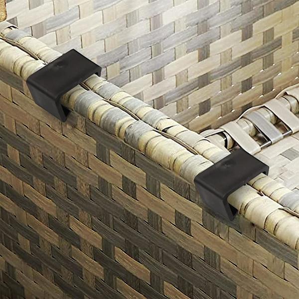 10 set möbelklämmor, terrass soffa anslutningsklämma