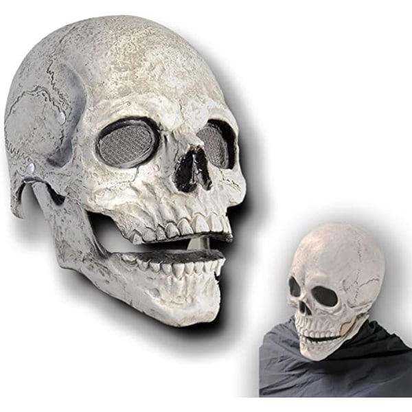 Halloween Skull Mask Helhuvud Skeleton Biokemisk Mask