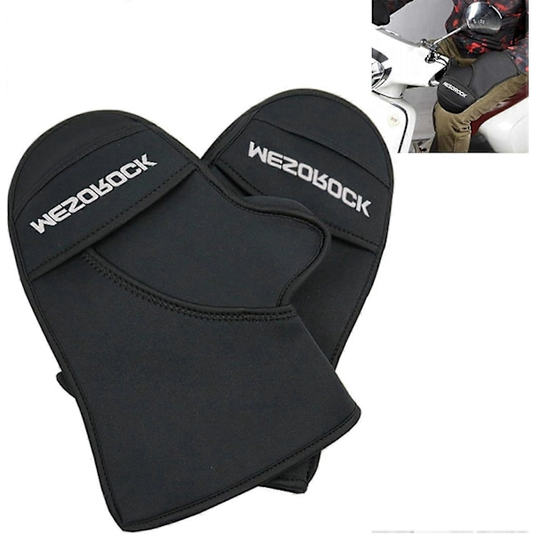 Vinter Motorcykel Handtagshandskar, Motorcykel Varmt Greppskydd, neopren Greppskydd