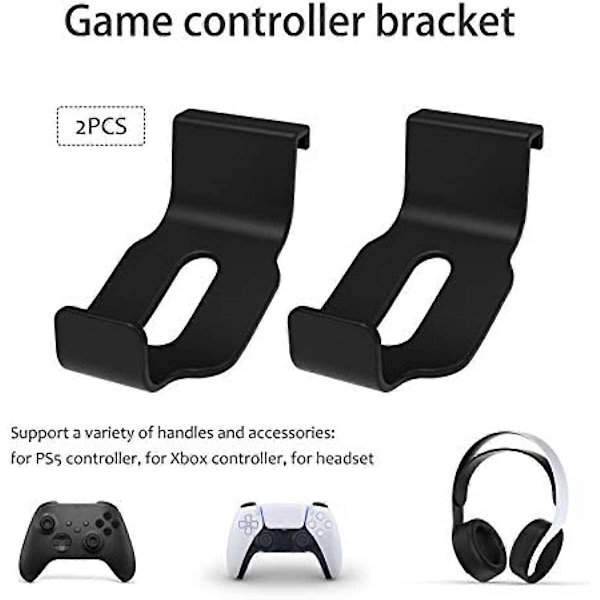 Bearde Spelkontroll Väggfäste Spelkontrollhållare Utrymmesbesparande Flyttbar Hörlurshållare Ställ - Bearde4 Spelkontroll Tillbehör