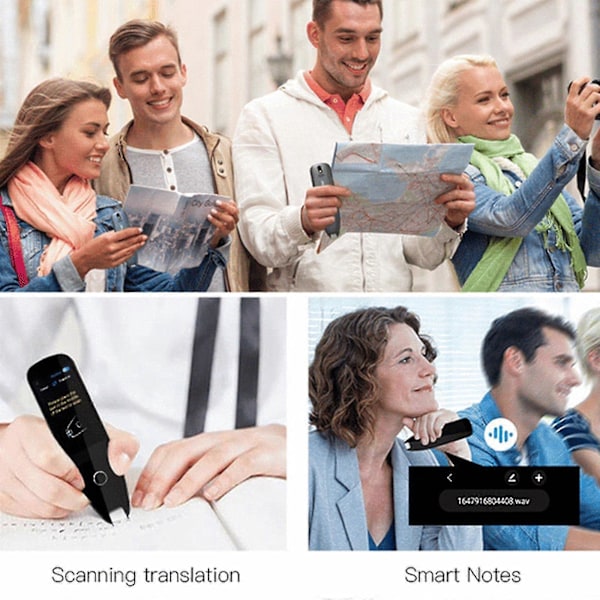 Smart Scan Översättningspenna Textläsningspenna 100+ Språk Översättningsenhet