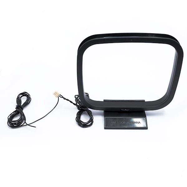 AM/FM Loop-antenn med 3-stiftskontakt för HIFI-receiver ljudsystem - Yvan