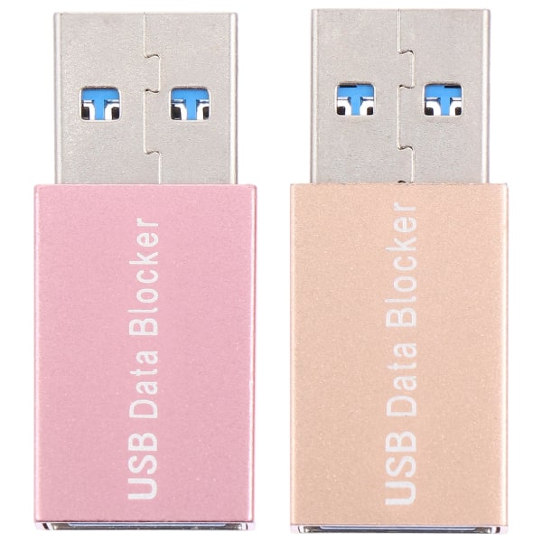 2 st USB Data Blocker Hane Till Hona Adapter Juic