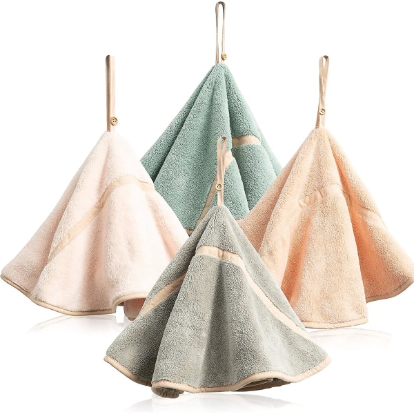 4st hängande handdukar med hängslinga Absorbe