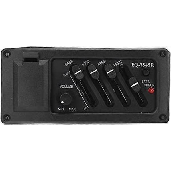 Gitarrmick Värmebeständig Gitarrljud Equalizer Lätt Att Installera med Mickremsa för Akustisk Gitarr för Gitarrreservdelar