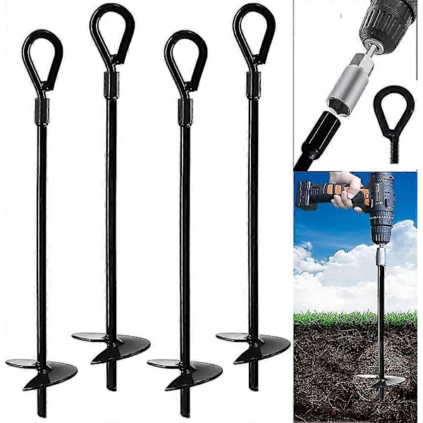 Markankare, 38 cm, Kraftigt, Skydd mot Grävning, Tält, Gungor