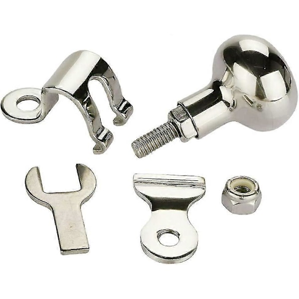 Bilrattkula Rostfritt Stål Universal Bilratt Booster Knopp Handtag Ratt Returkula Knopp