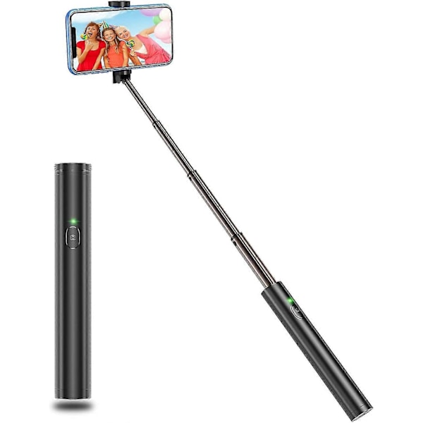 Selfie Stick Bluetooth, Lättviktig Aluminium Allt-i-ett Utdragbar Selfiepinne Kompakt Design, Kompatibel Med Iphone 13/13 Pro Max/12 Pro/12/11 Pro