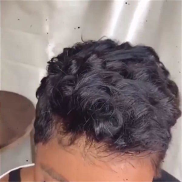 Rakt hår 360 spets Bob Ladies Peruk Värmebeständig fiber