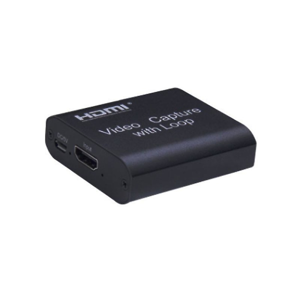 Loop Out Audio Video Capture Device HDMI-kompatibelt Capture Card