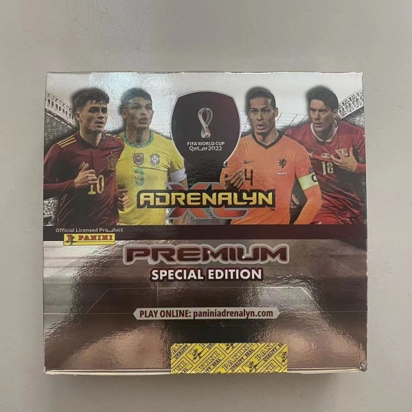 VM 2022 Qatar Football Star Card Panini Äkta 6Pack 48Pcs