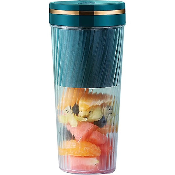 350 ml Portabel Juicepress Elektrisk Mixer Kopp USB Smoothie Blender Shakes Handhållen Frukt Grönsaksmaskin Milkshake Juicepress Green
