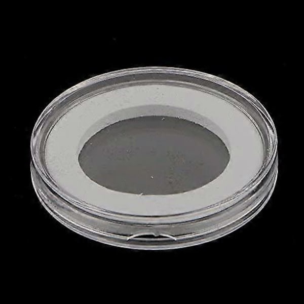Tenlacum Elegant Enkel Mynthållare Display för 38MM Minnesmynt Presentförpackning Röd