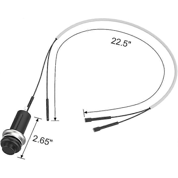Elektroniskt tändningskit Ersättning 69850 Elektronisk tändknapp För Weber Spirit 210/310 Sp-310 22,5 tum