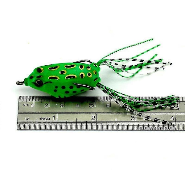 5,5 cm/8 g konstgjorda fiskbeten drag krokar fisketillbehör (slumpmässig färg)