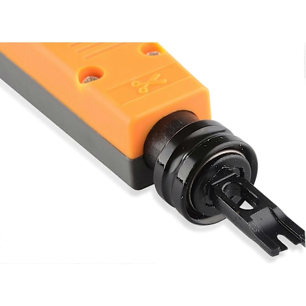 Cable Matters 110 Punch Down-verktyg med 110-blad, Ethernet Punch Down-verktyg, Keystone Punch Down-verktyg för Cat 8, Cat 7, Cat 6A, Cat 6