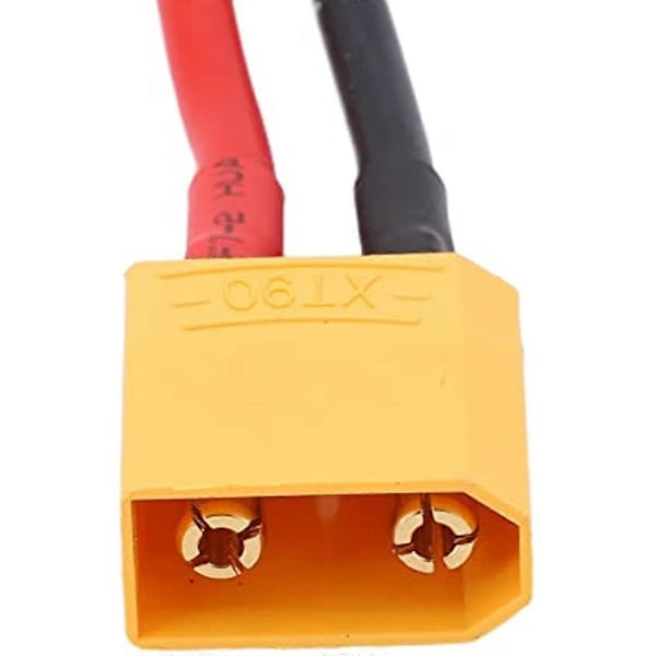 RiToEasysports XT90 Hane till EC3 Hona Kabel 12AWG XT90 Hane till EC3 Hona Kontakt Adapter Linje för Anslutning av Batteri och ESC för RC Bilmodell Ai