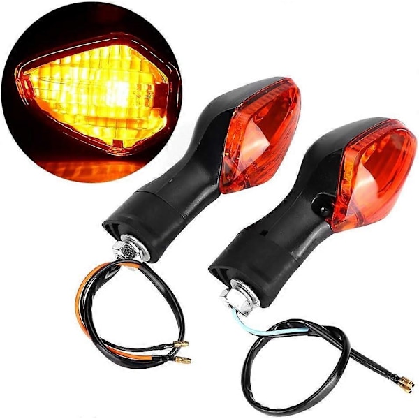 Blinkers 1 Par Motorcykel Modifierade Tillbehör Blinkerslampa för CRF250L CB400 SUPER CB600F HORNET CB900F HORENT RVT1000R RC51