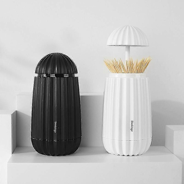 Betterlifefg-2st Tandpetarhållare, automatisk tandpetardispenser i plast, portabel tandpetarhållare i plast, tandpetarbox, pop-up tandpetarbehållare