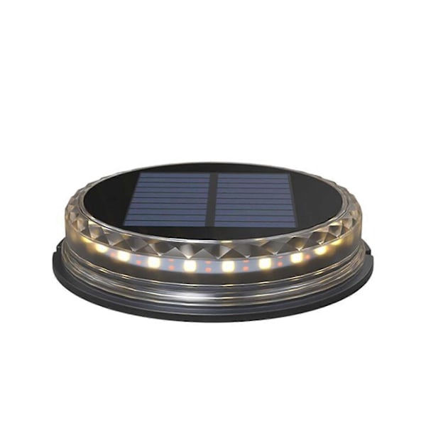 Solcellsdrivna marklampor 17LED vattentät trädgårdslampa utomhus 4st