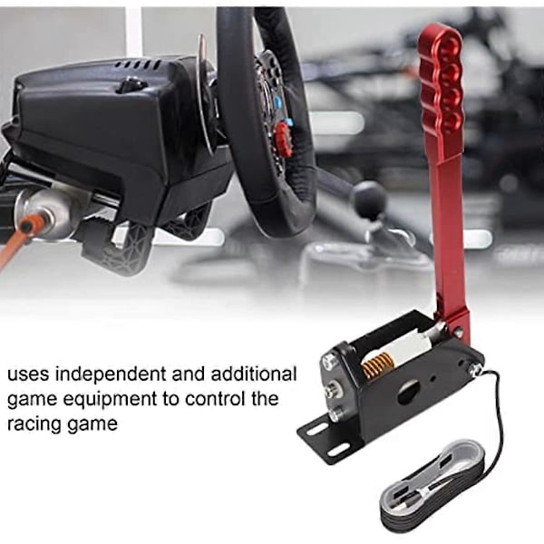 USB Handbroms Racing Spel Handbroms Lättvikt Realistisk med Klämma för G29 för G27
