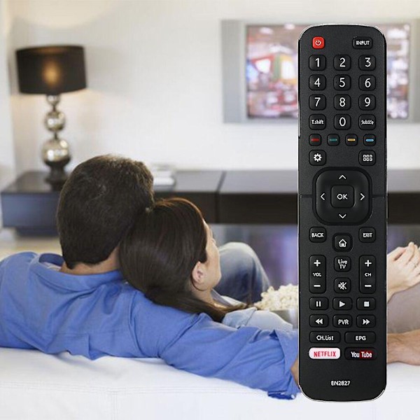 Fjärrkontroll för Hisense TV EN2B27 Handhållen fjärrkontroll Ersättning för Hisense 32K3110W