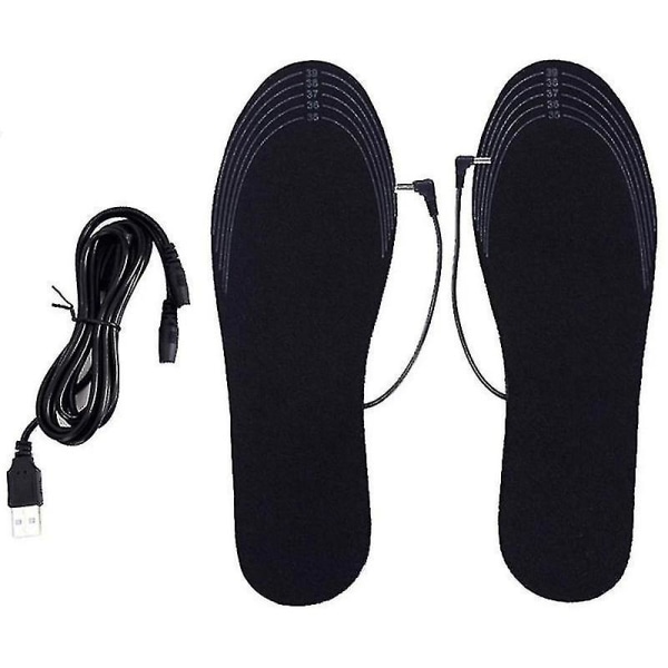 USB uppvärmda skoinlägg Fötter Varm sock Pad Värme innersula 41-46 Storlek
