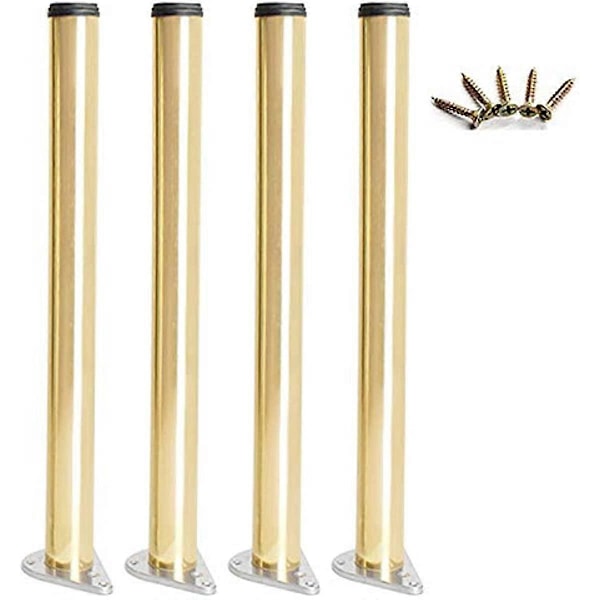 4 Stycken MöbelbenBordsben Justerbara KöksbänkskivorSkrivbordFrukostbar Bordsben Modern Stil Möbelfötter SkåpsbenMatt Svart 90cm guld-9