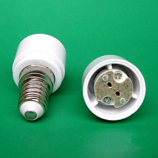 Set med 4 E14 till G4 Mr16 Gu5.3 Gu4 Basadapter för LED eller Halogenlampa