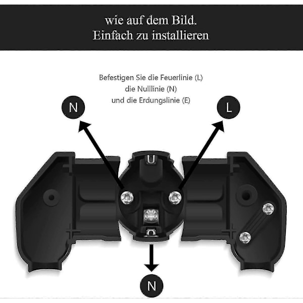 Schuko Kontaktvinkelstickpropp 3-pack, Jordad stickpropp med böjskydd, Stickpropp 250V (16A), Vattentät vinkelstickpropp för utomhusbruk, För 8-10mm