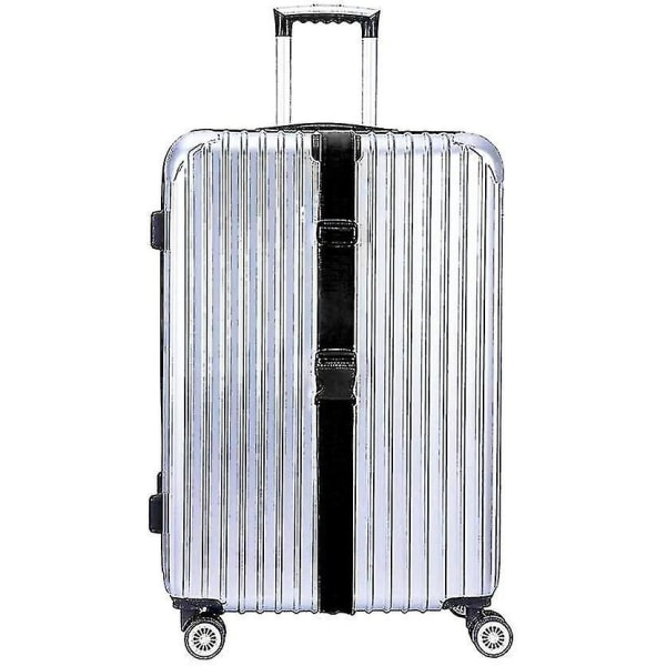 Bagageremmar för resväskor Rem resebälten Tillbehör svart 4 pack