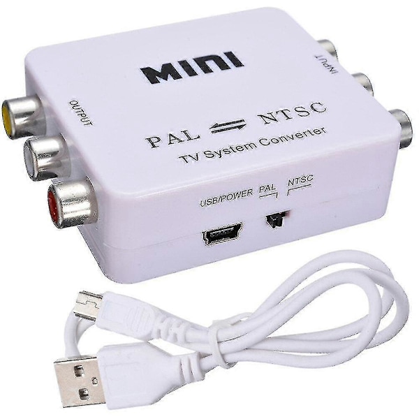Mini Pal Ntsc Bi-Direction TV System Konverter S Er Pal Till Ntsc Ntsc Till Pal Dubbelriktad TV