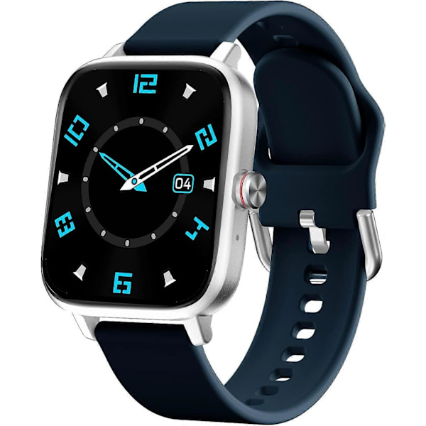 Smartklocka Luoba 169 Full Touch SvaraRing Android Smartwatch för Kvinnor Män Fitness Tracker med Pulsmätare Sömnmonitor Kaloriräknare Stegräknare blue