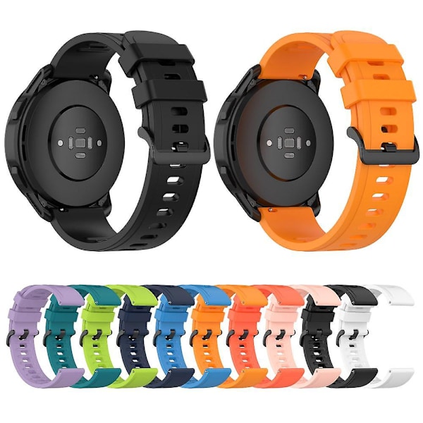 Silikon Ersättningsarmband för Xiaomi Watch S1 Active/watch Color Smart Watch Ersättning