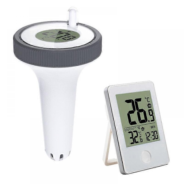 Trådlös Pooltermometer Flytande Lättläst, Digital Pooltermometer Vattentät, för Simbassänger