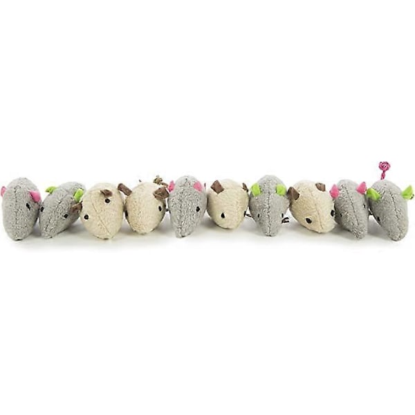 Skitter Critters Kattmynta Kattleksaker Value Pack, 10-pack, Modell:9085, Alla Rasstorlekar