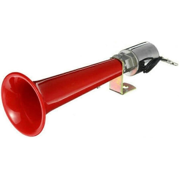 Universal 12/24v Superhögt 180db Signalhorn Högtalare För Bil Lastbil Båt Tåg, Röd (kompressor Ingår Ej)