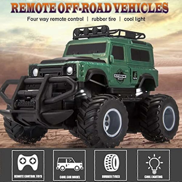 RC Bilar Off Road Hög Hastighet Fjärrkontroll Bil RC Lastbil Radio Fjärrkontroll Modellbil Elektriska Leksaker Lätt att Kontrollera C