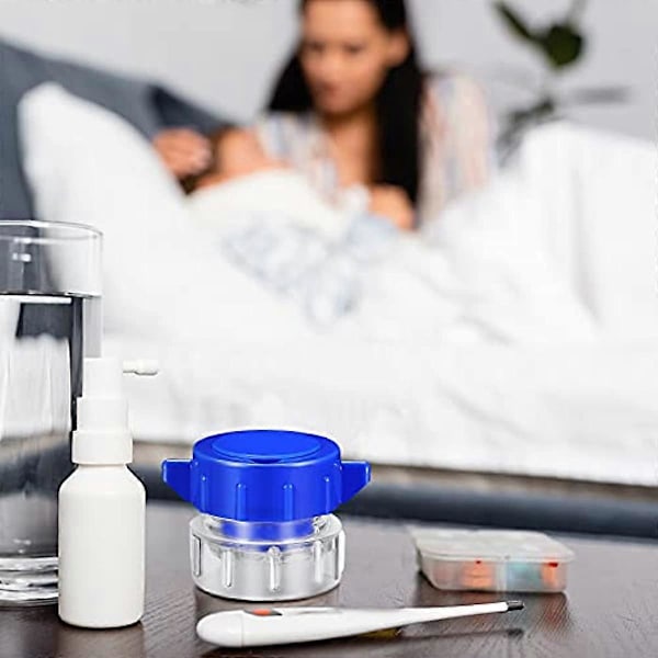 SUPVOX Pill Crusher Pulverizer Piller Tablet Kross Låda Tablet Cutter Pillerdelare (Blå)