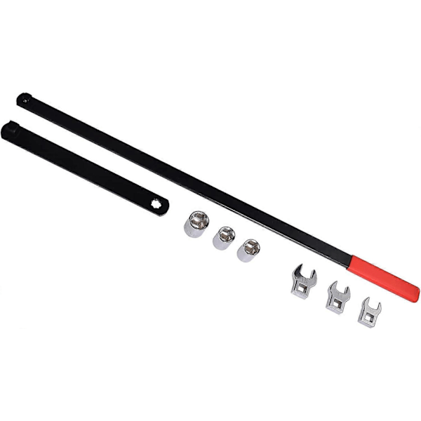 8PCS Universal 3/8\" 1/2\" Drive Serpentinrem Justeringsspännare Nyckelverktygssats